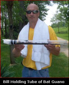 Bill Holding Bat Guano